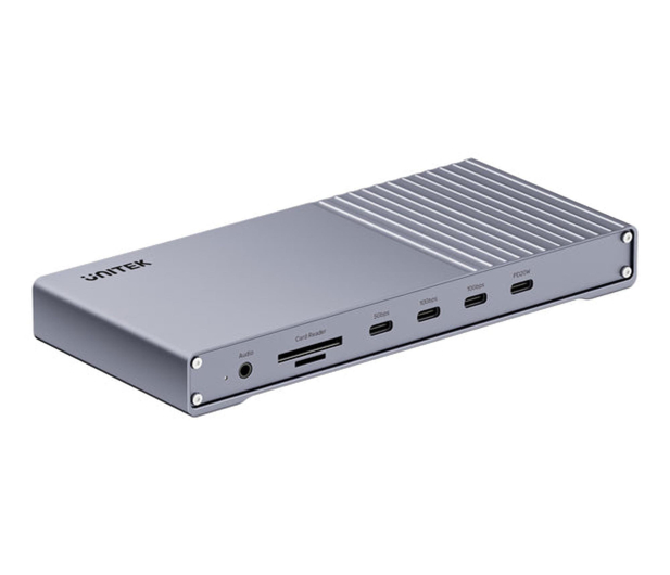 UNITEK Potrójna stacja dokująca USB4 40Gb/s,zasilacz 120W D1117AGY01-EU - 1455229 - zdjęcie